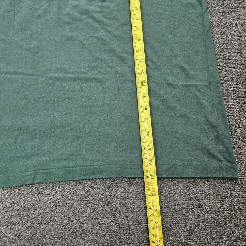 Vintage Polo Ralph Lauren T Shirt Men's XL Green Single Stitch 90s Red Pony - Picture 6 of 8